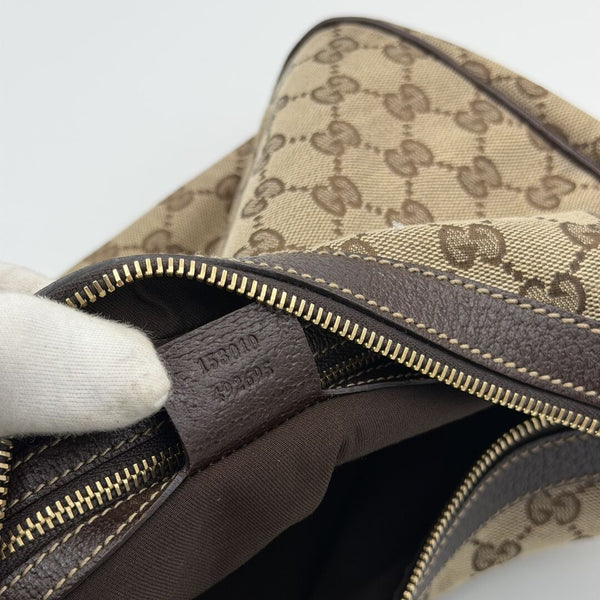 Gucci GG Canvas Brown Shoulder Bag