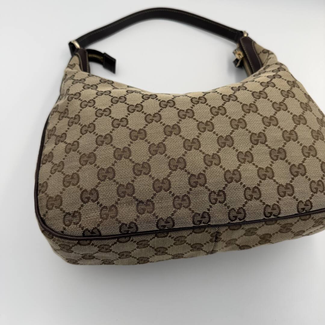 Gucci GG Canvas Brown Shoulder Bag