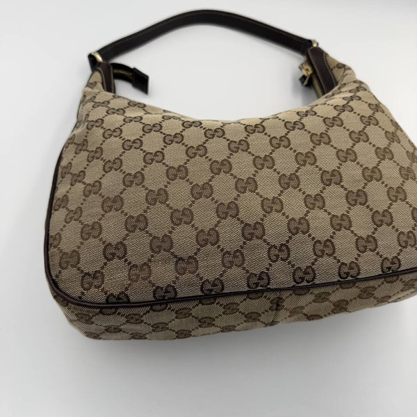 Gucci GG Canvas Brown Shoulder Bag
