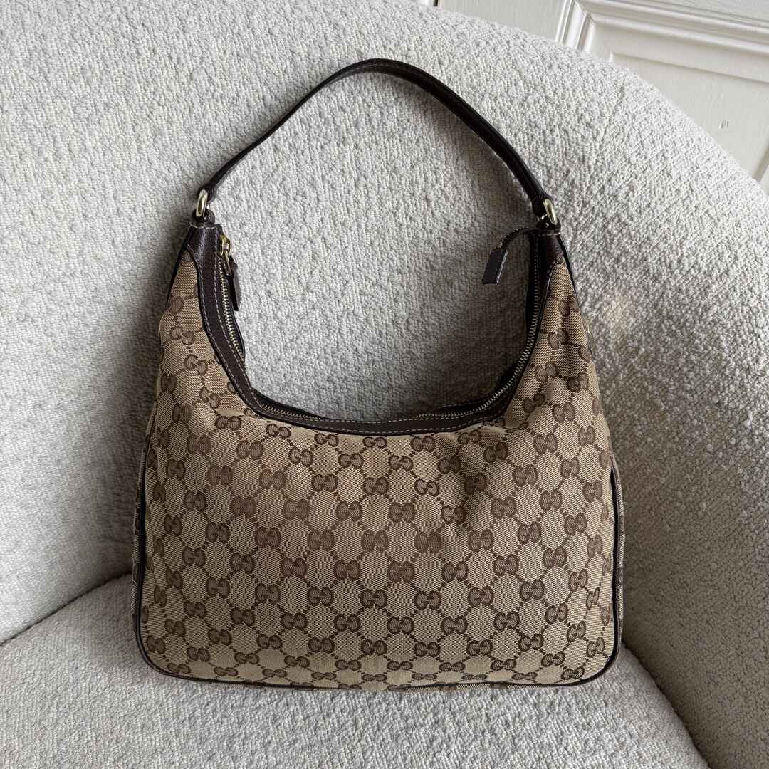 Gucci GG Canvas Brown Shoulder Bag