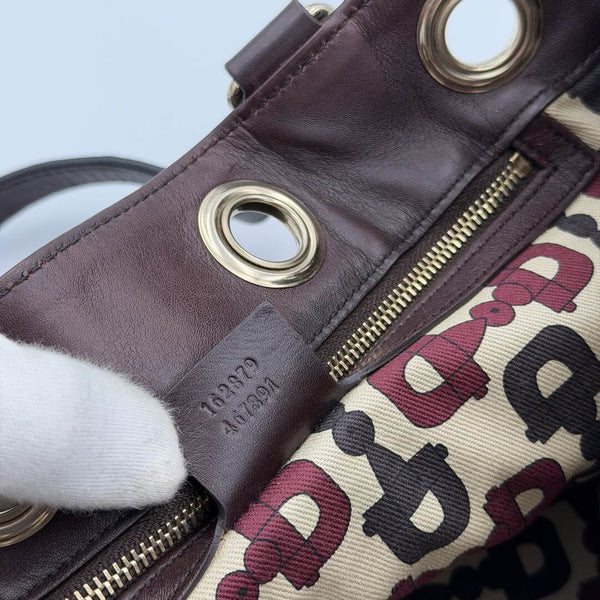 Gucci Guccissima Brown Leather Tote Bag