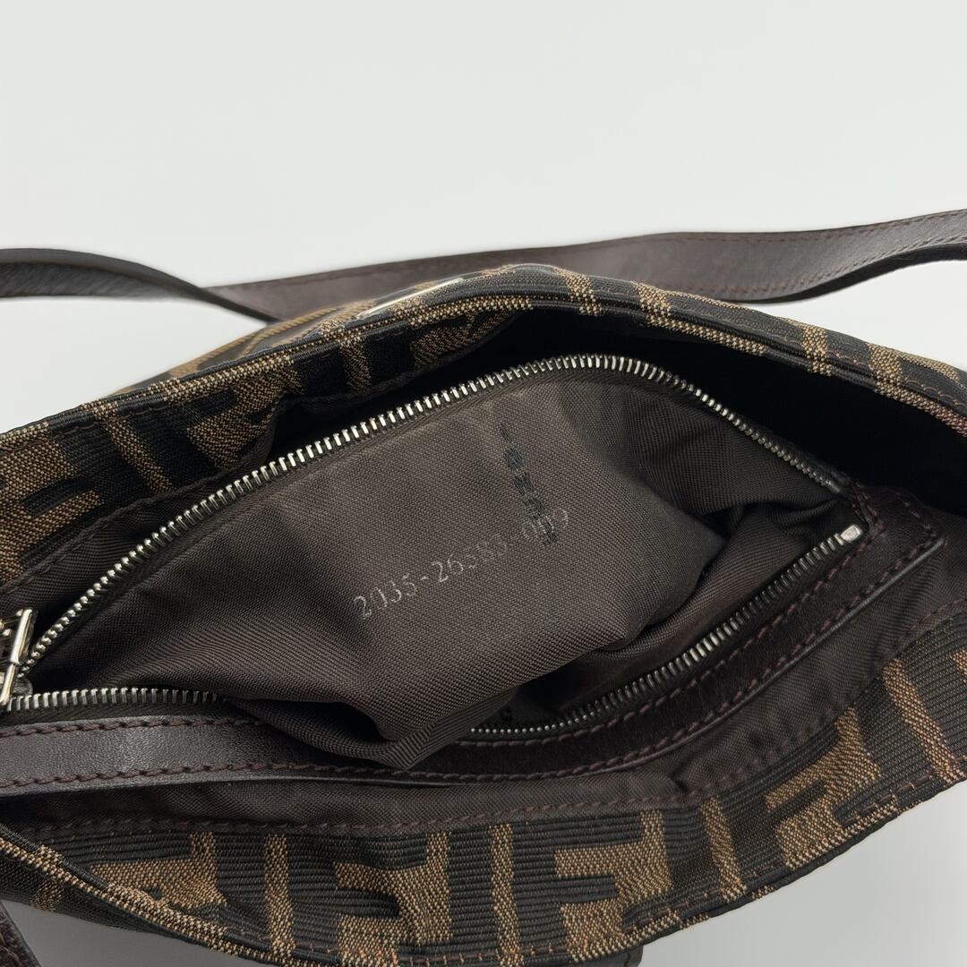 Fendi Mamma Baguette Zucca Shoulder Bag
