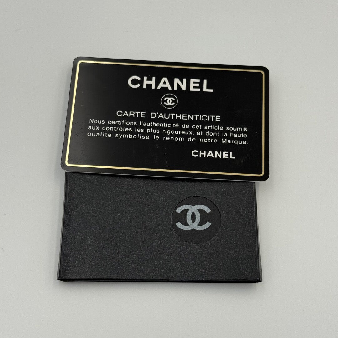 2003 Chanel CC Surpique Wild Stitch Black Leather Handbag