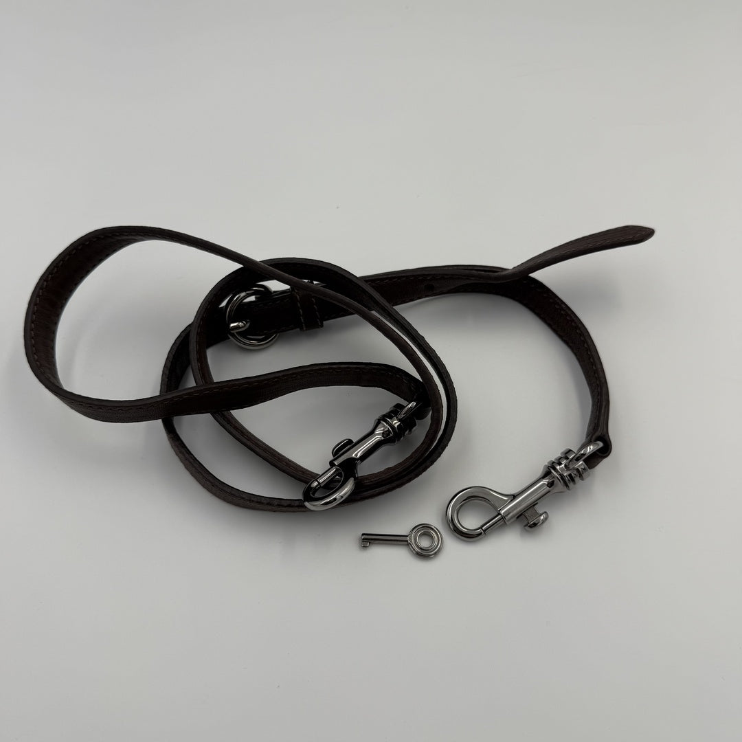 Miu Miu Studded Leather Brown Handbag