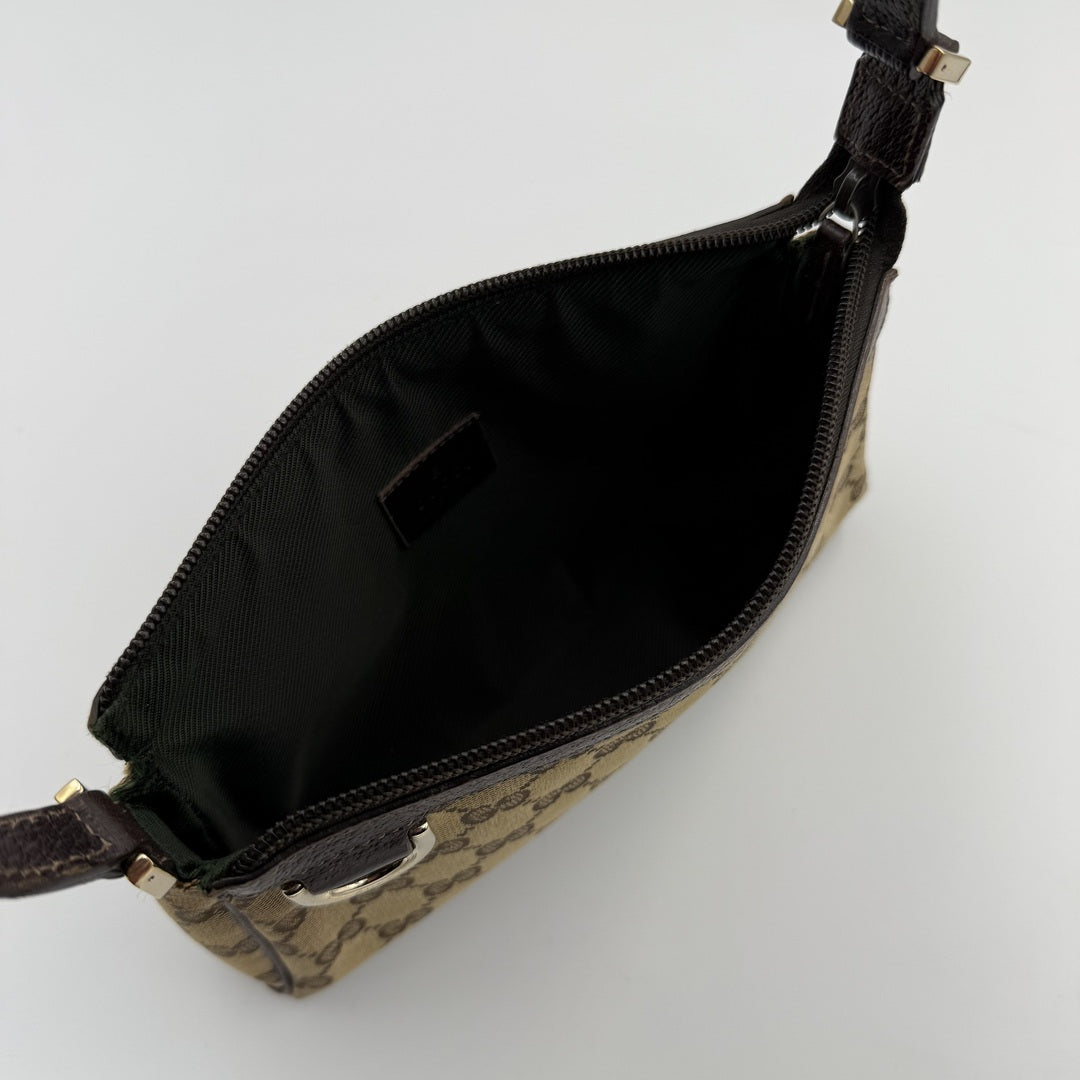 Gucci Mini Abbey D Ring Brown Shoulder Bag