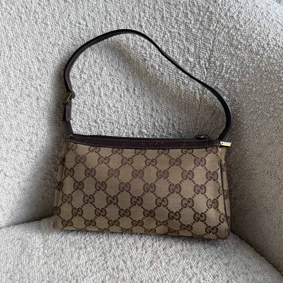 Gucci Mini Abbey D Ring Brown Shoulder Bag