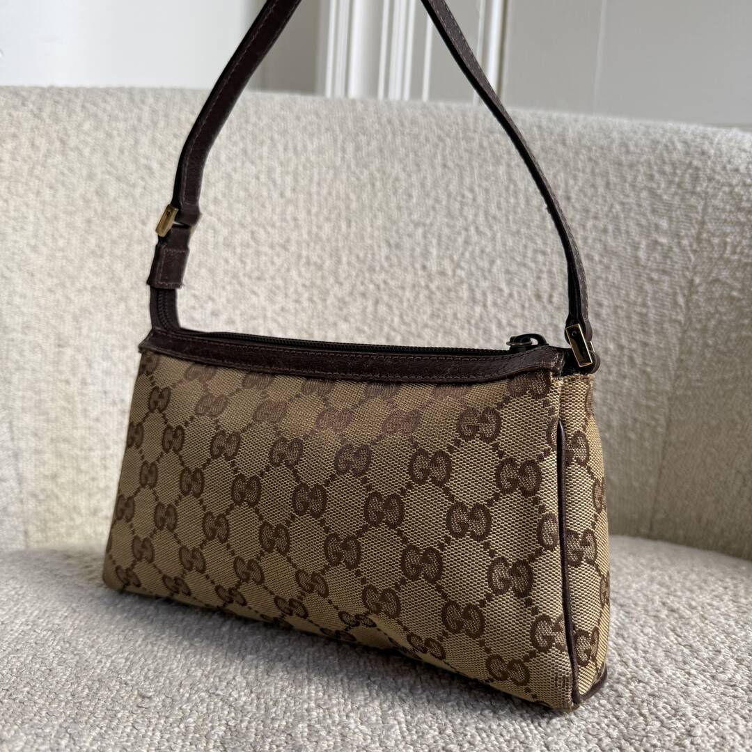 Gucci Mini Abbey D Ring Brown Shoulder Bag