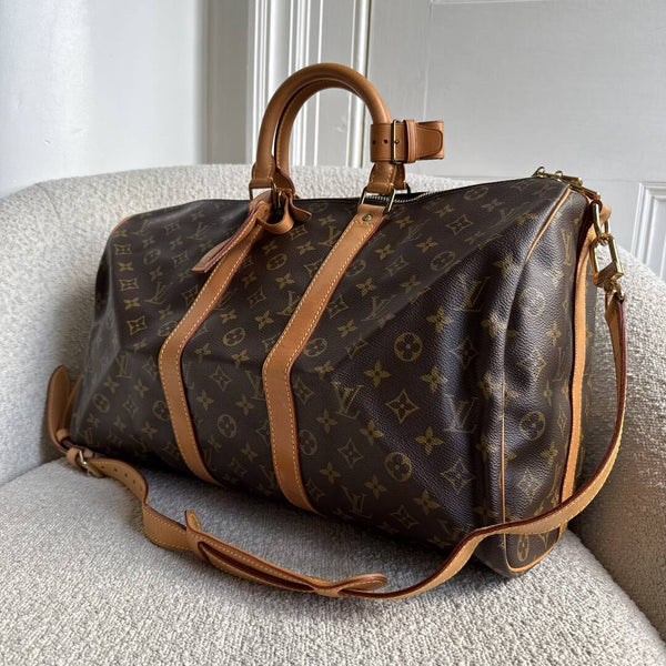 Louis Vuitton Monogram Keepall 45 Bandouliere