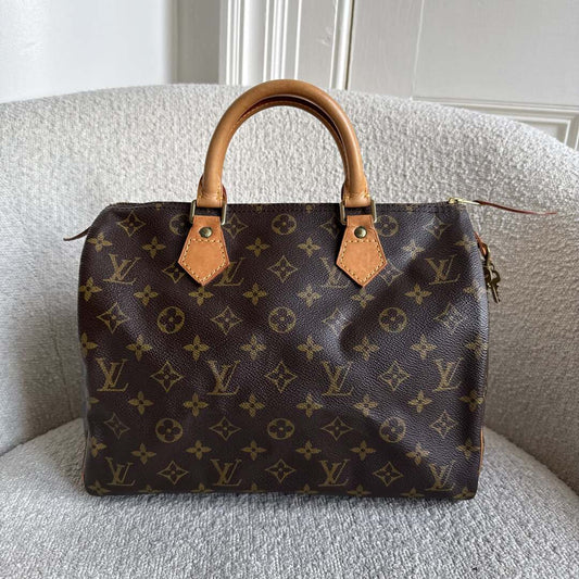 Louis Vuitton Monogram Speedy 30 Handbag