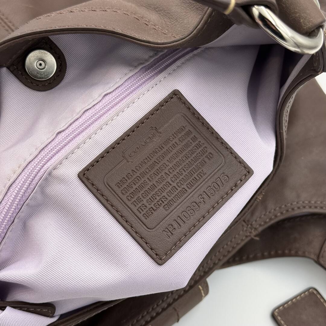 Coach Soho Hobo Leather Brown Shoulder Bag