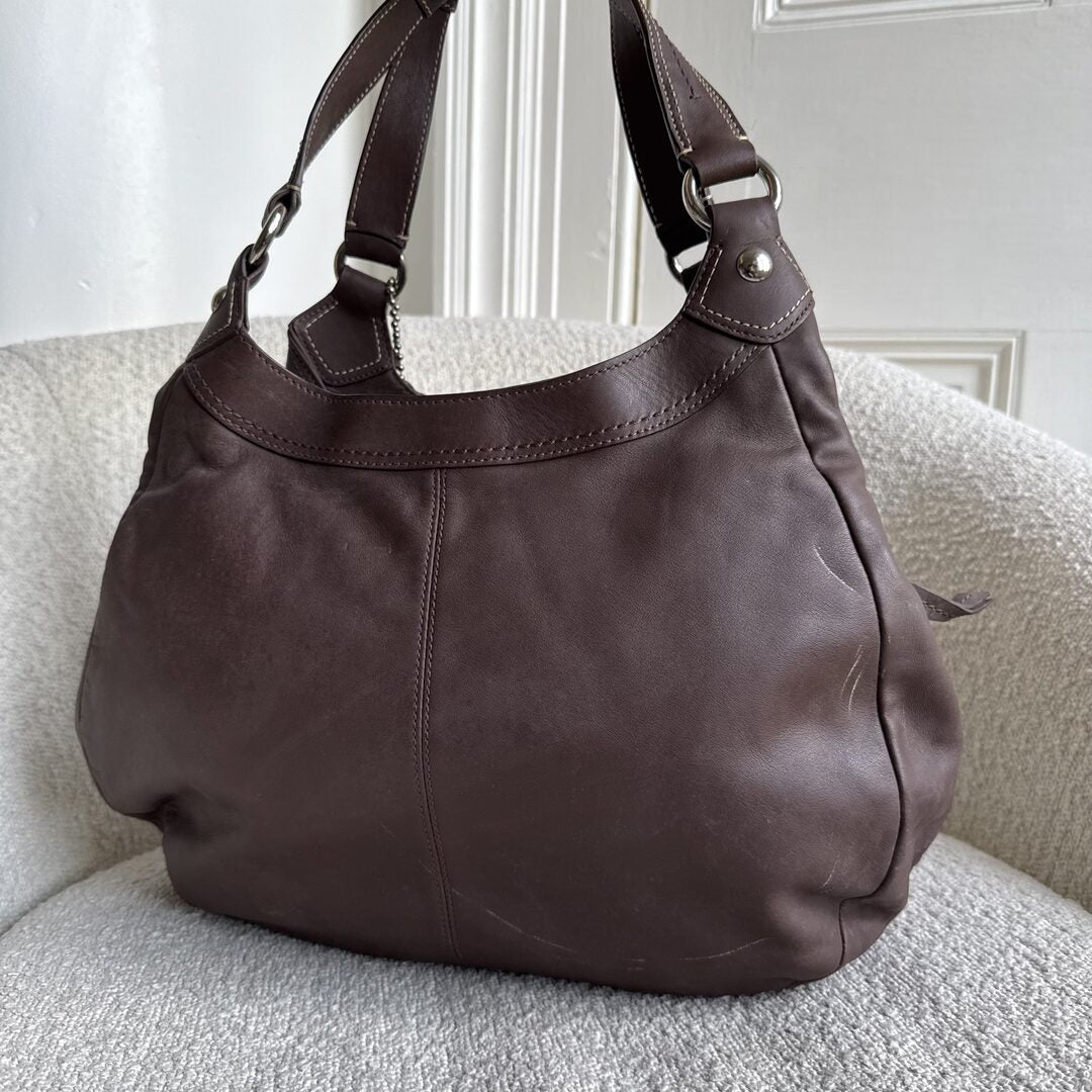 Coach Soho Hobo Leather Brown Shoulder Bag