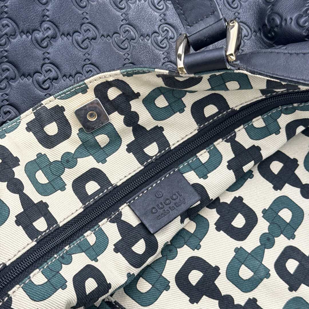 Gucci Guccissima Leather Black Tote Bag