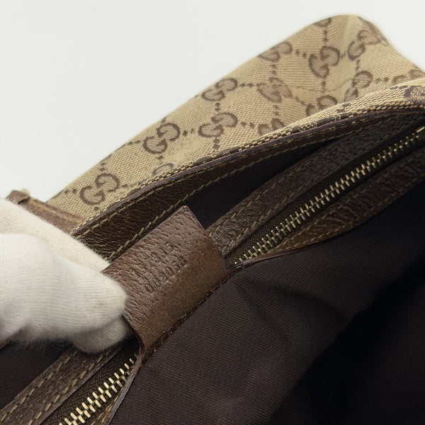 Gucci GG Canvas Jackie Brown Hobo Shoulder Bag