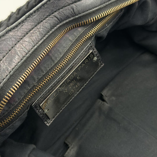 2012 Balenciaga The Giant City Leather Black Bag