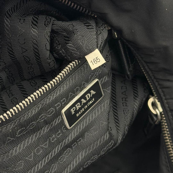 Prada Tessuto Hobo Nylon Black Shoulder Bag