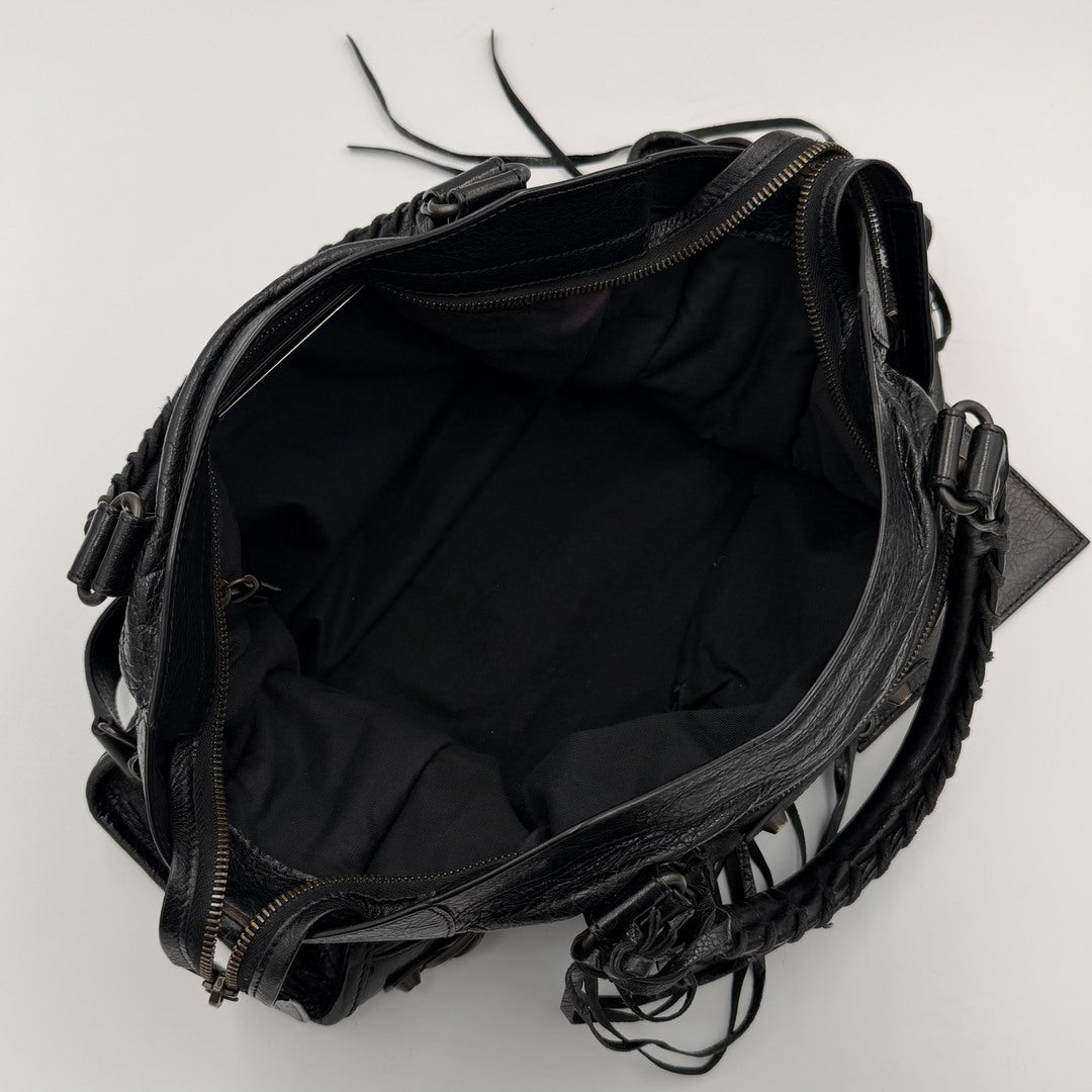2014 Balenciaga City Leather Black Handbag