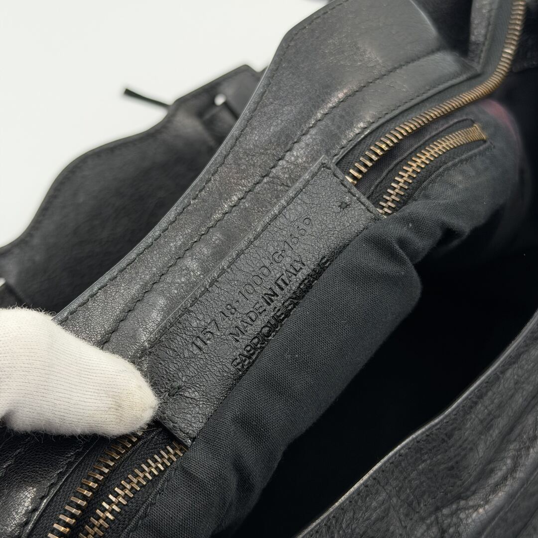 2014 Balenciaga City Leather Black Handbag