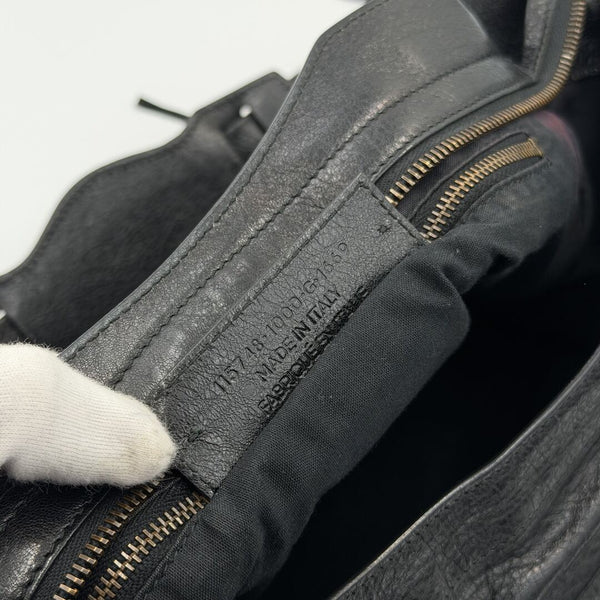 2014 Balenciaga City Leather Black Handbag