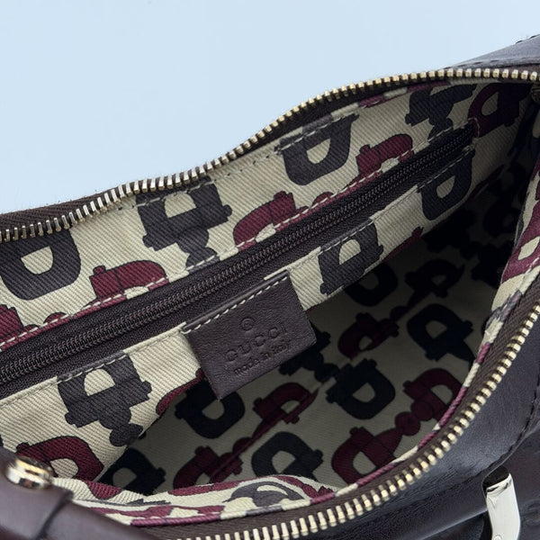 Gucci Guccissima Abbey Brown Shoulder Bag