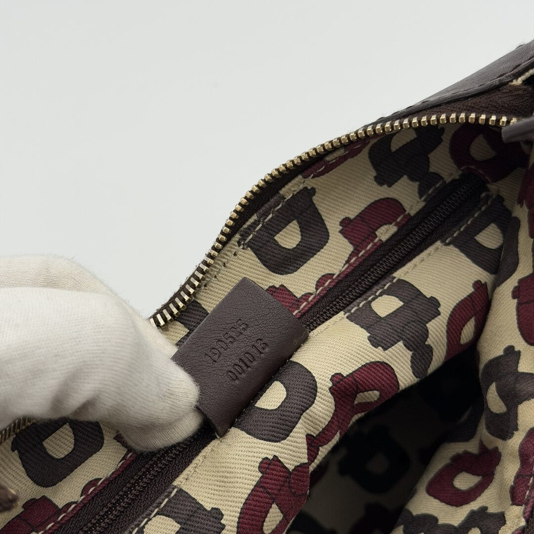 Gucci Guccissima Abbey Brown Shoulder Bag