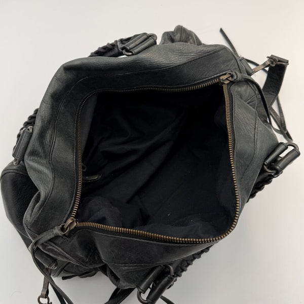 2003 Balenciaga The Twiggy Leather Black Bag