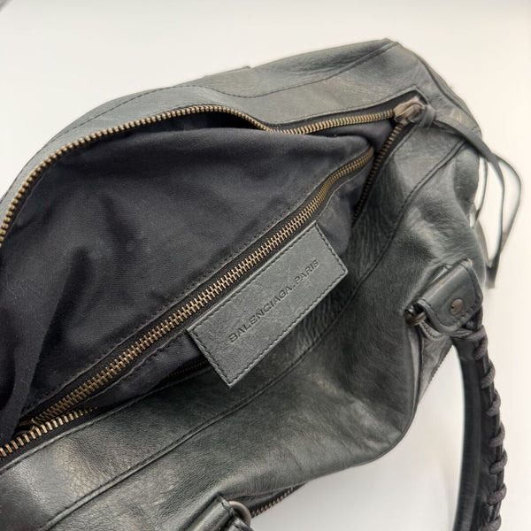 2003 Balenciaga The Twiggy Leather Black Bag