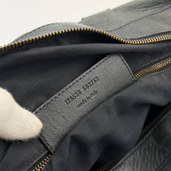 2003 Balenciaga The Twiggy Leather Black Bag