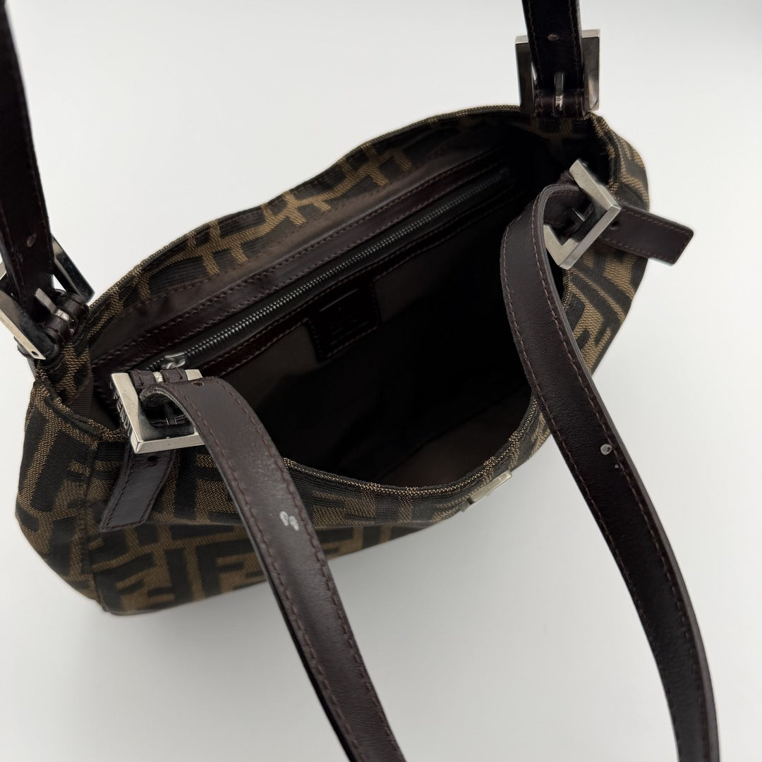 Fendi Mamma Baguette Zucca Shoulder Bag
