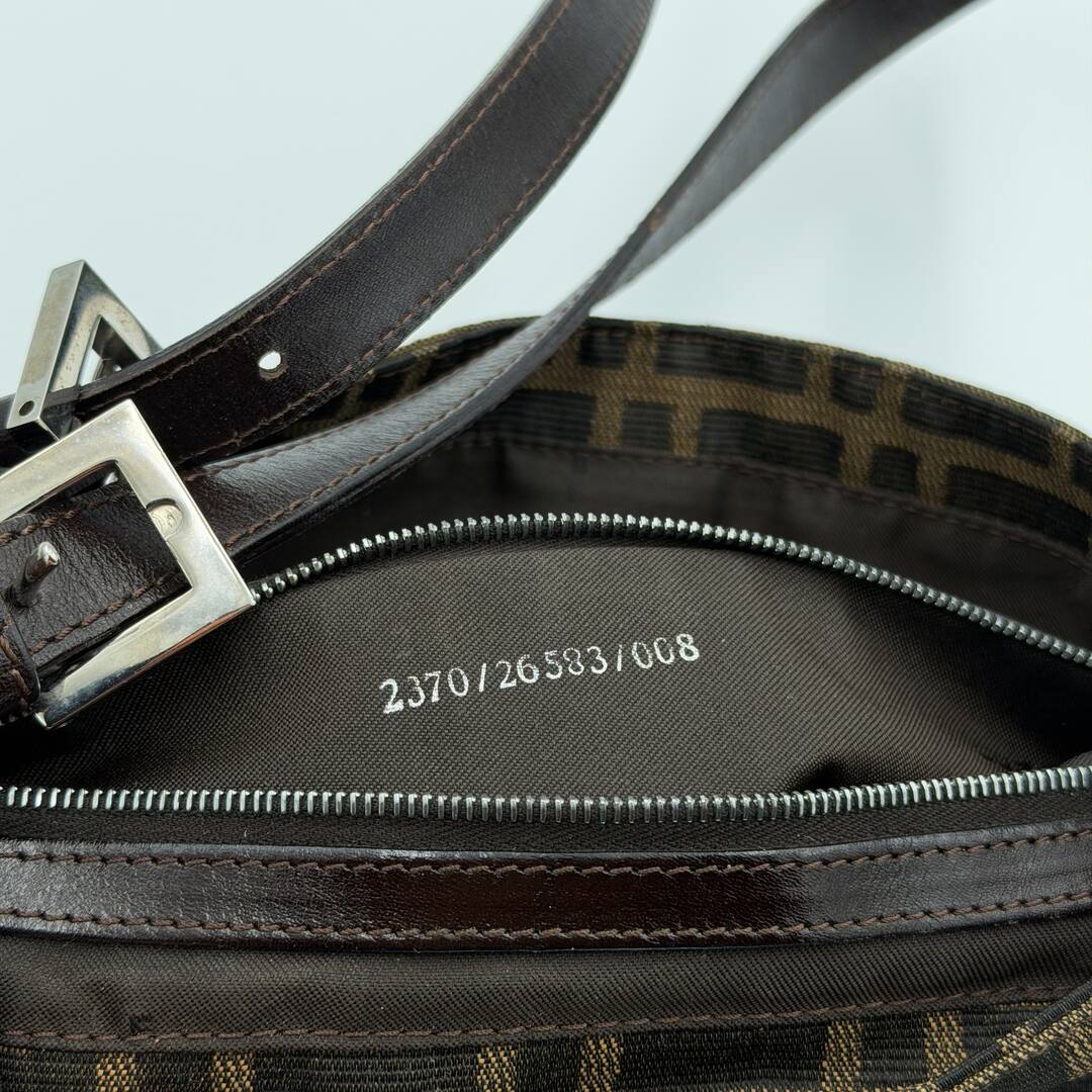 Fendi Mamma Baguette Zucca Shoulder Bag