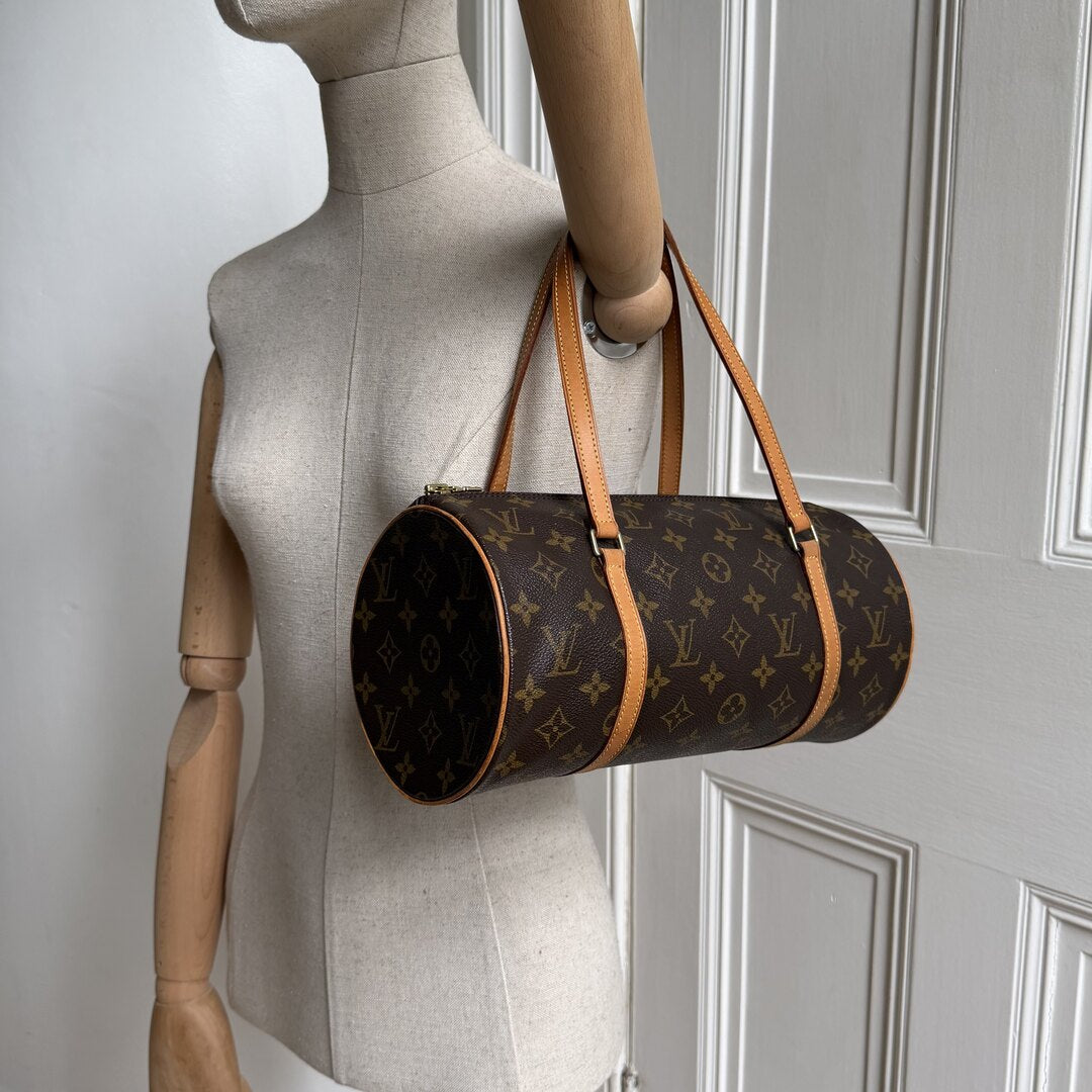 2002 Louis Vuitton Monogram Papillon 30 Handbag