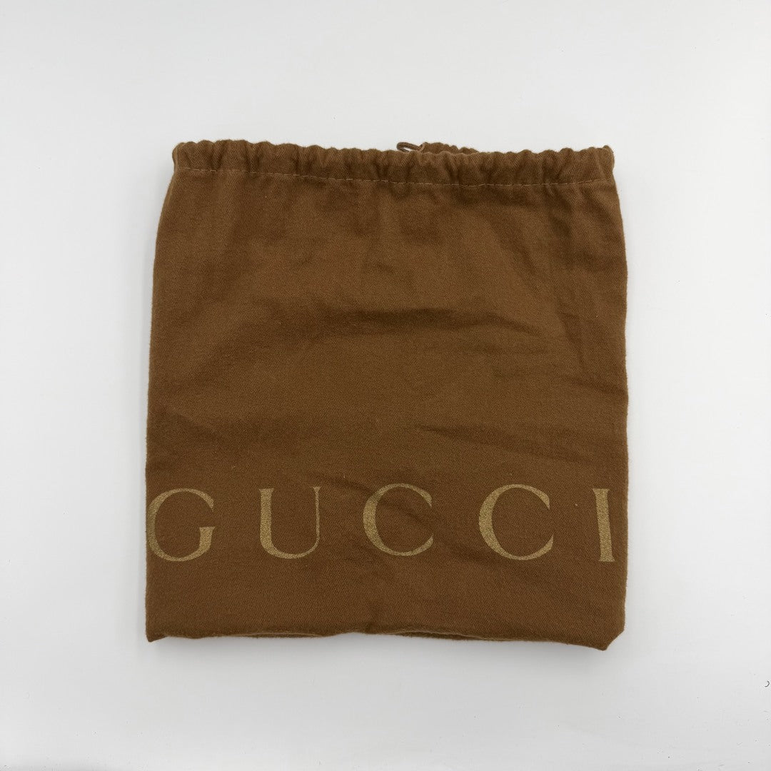 Gucci Abbey Leather Brown Shoulder Bag
