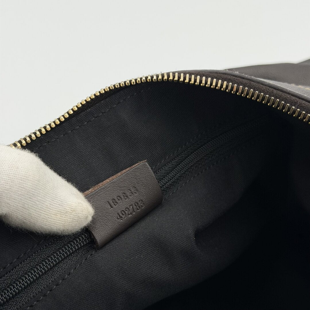Gucci Abbey Leather Brown Shoulder Bag
