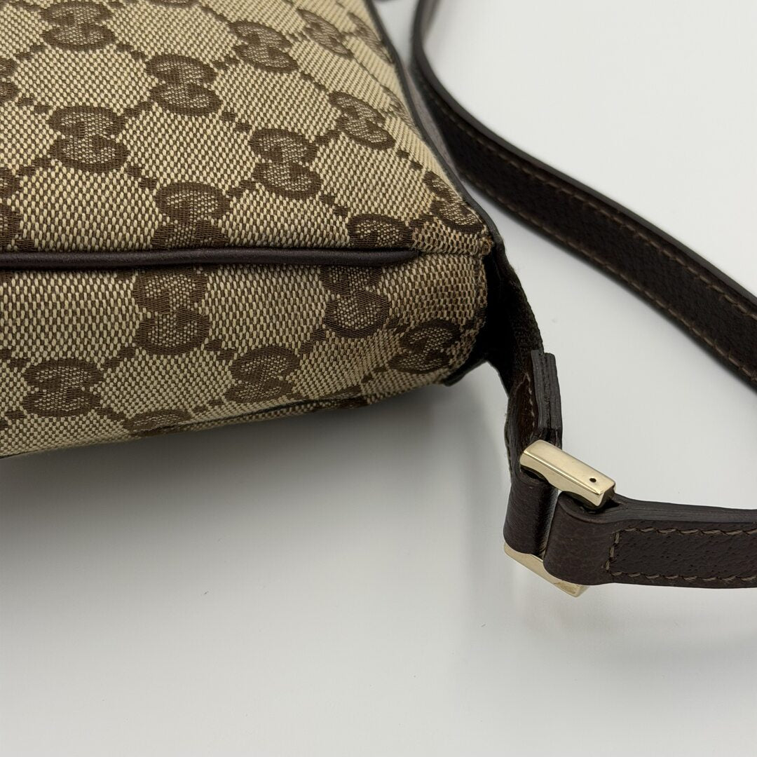 Gucci Mini Abbey D Ring Brown Shoulder Bag