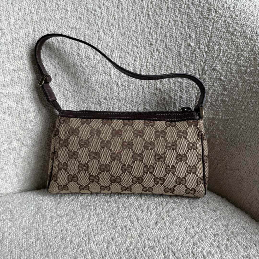 Gucci Mini Abbey D Ring Brown Shoulder Bag
