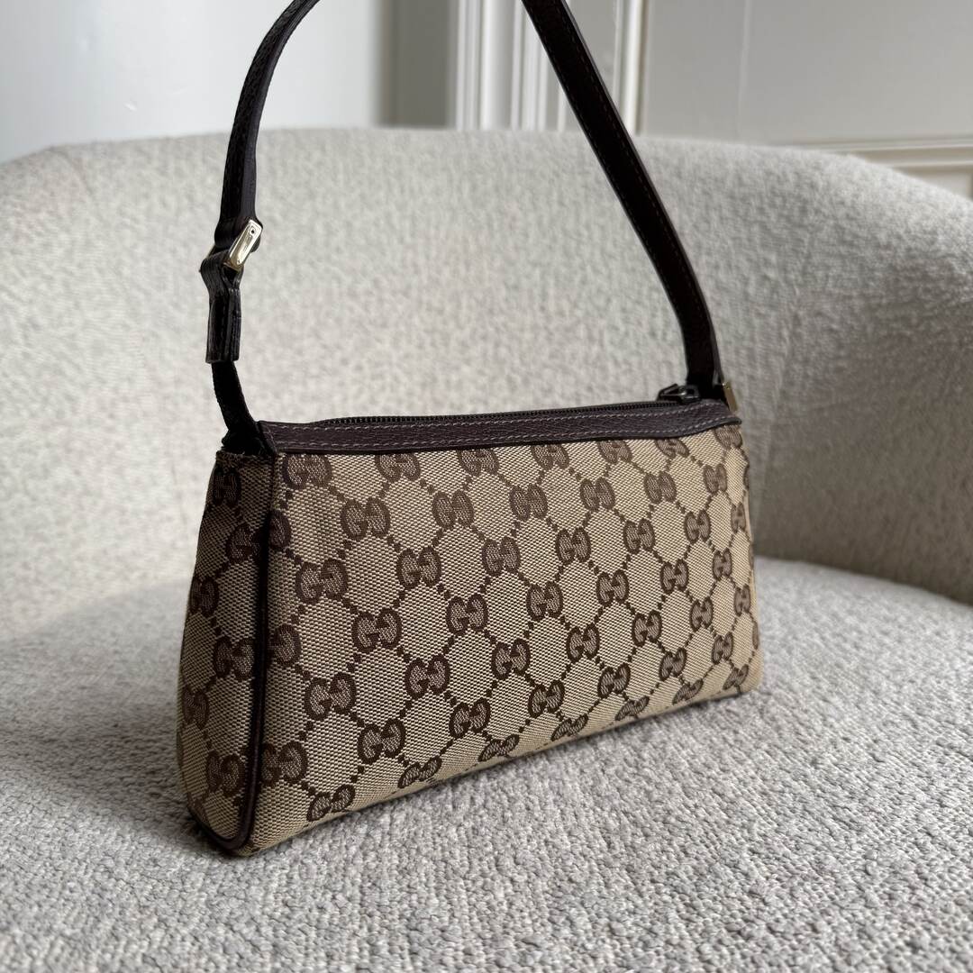 Gucci Mini Abbey D Ring Brown Shoulder Bag