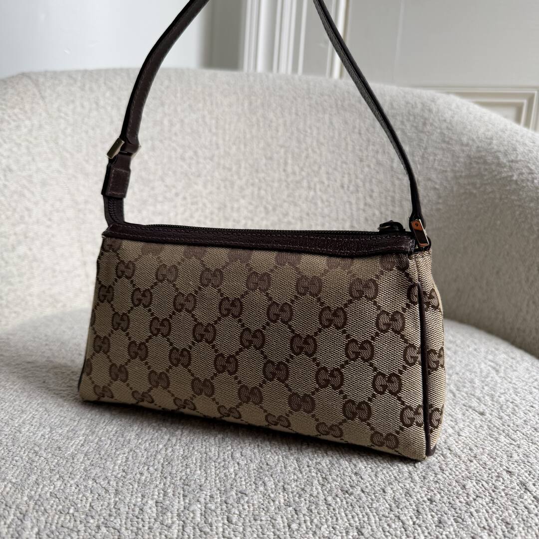 Gucci Mini Abbey D Ring Brown Shoulder Bag