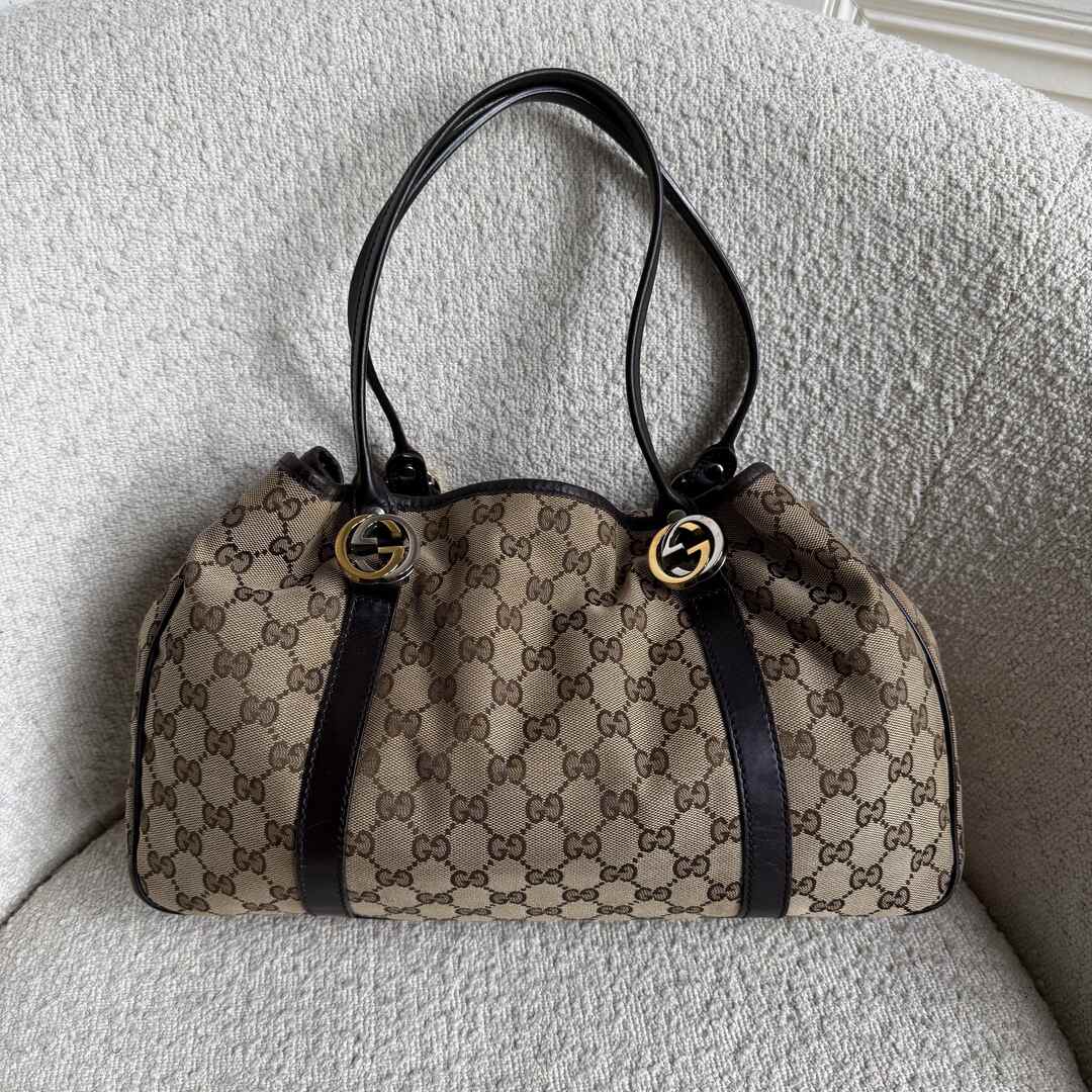 Gucci GG Canvas GG Twins Tote Bag
