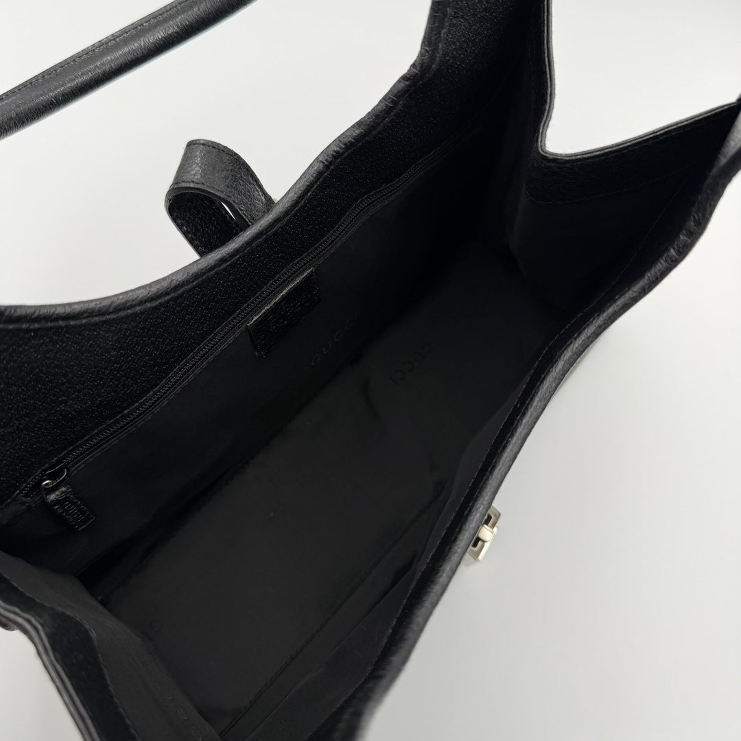 Gucci Jackie Leather Black Mini Handbag