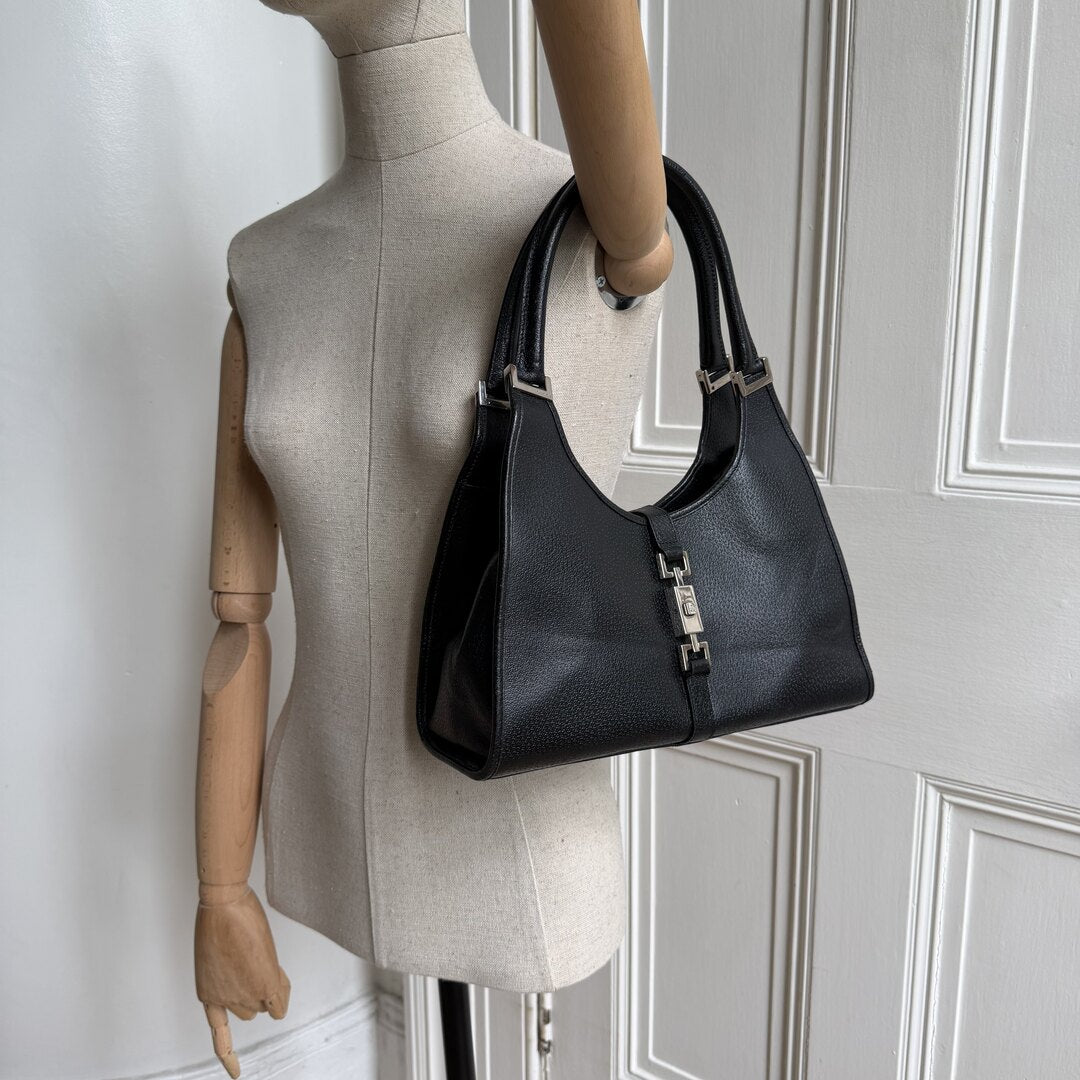 Gucci Jackie Leather Black Mini Handbag