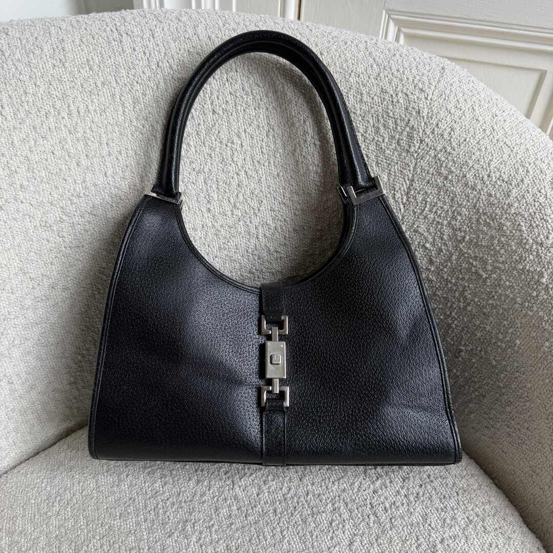 Gucci Jackie Leather Black Mini Handbag