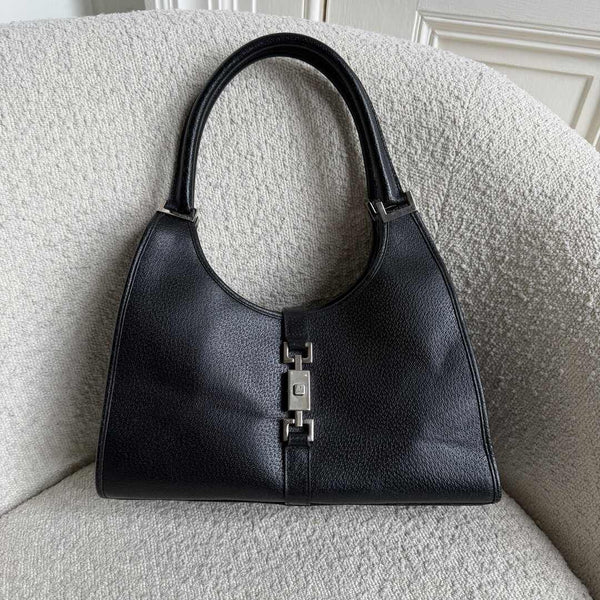 Gucci Jackie Leather Black Mini Handbag