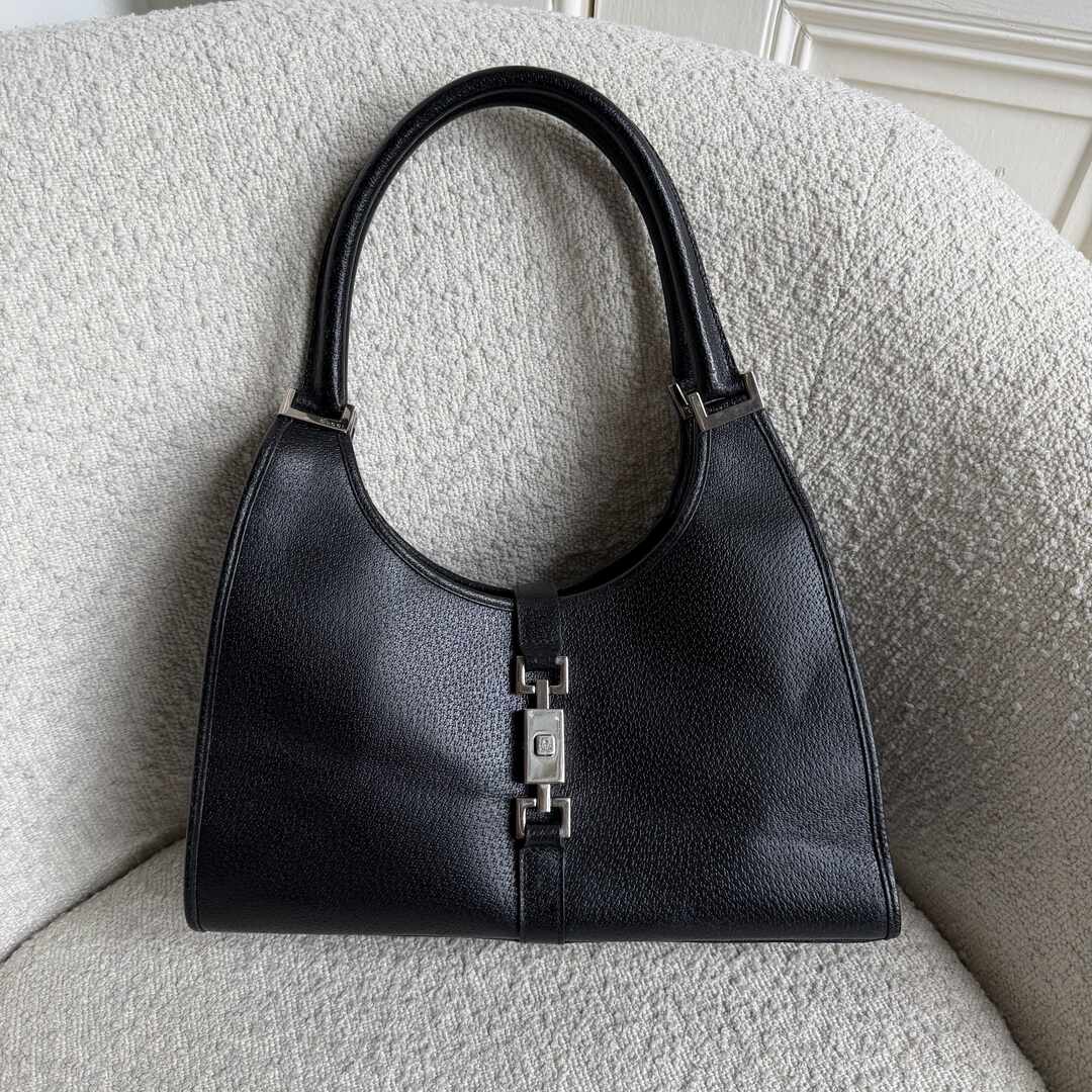 Gucci Jackie Leather Black Mini Handbag