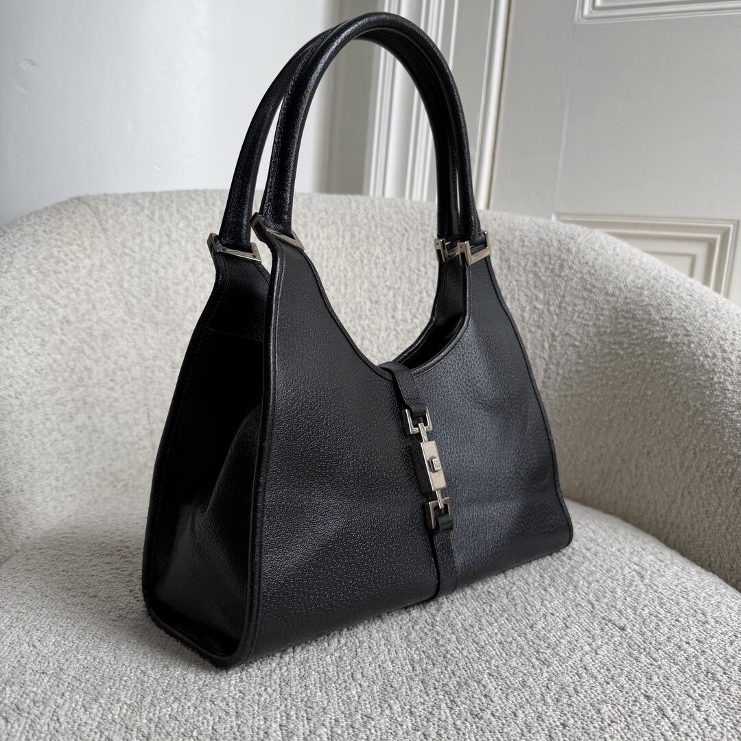 Gucci Jackie Leather Black Mini Handbag