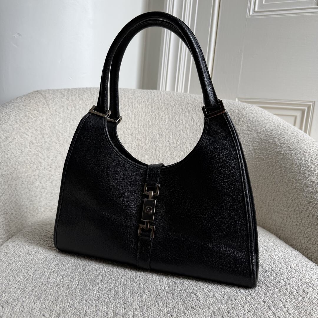 Gucci Jackie Leather Black Mini Handbag