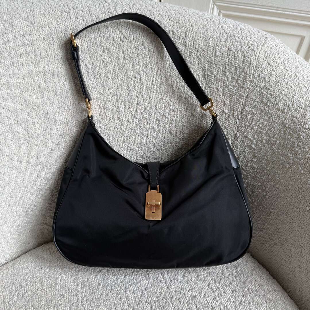 Prada Nylon Black Shoulder Bag