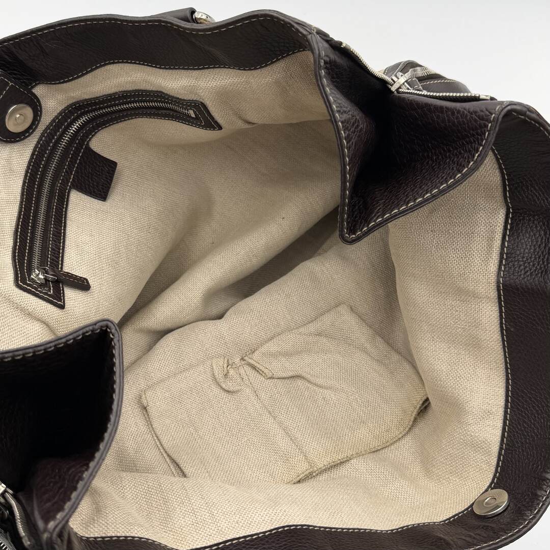 Gucci GG Canvas Horsebit Grey Tote Bag