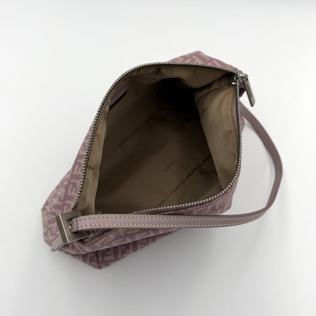 Fendi Zucchino Pink Shoulder Bag