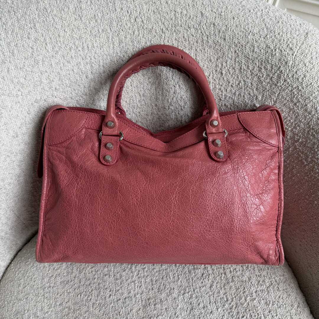 2013 Balenciaga The City Leather Pink Handbag
