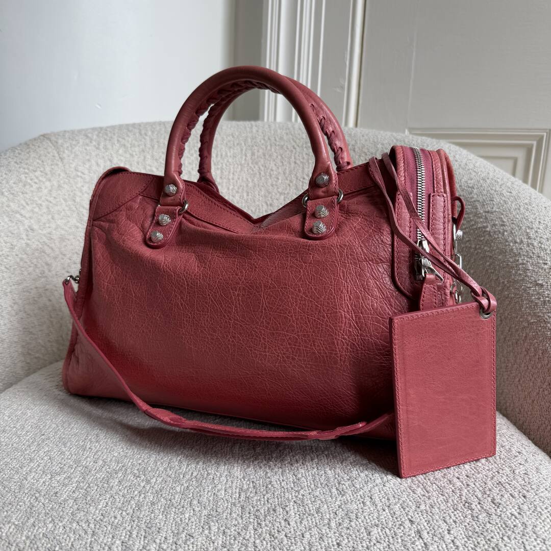 2013 Balenciaga The City Leather Pink Handbag