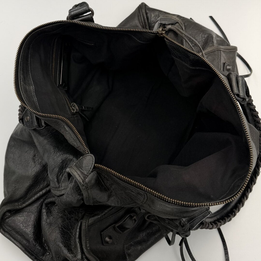 2009 Balenciaga Classic The Work Leather Black Shoulder Bag